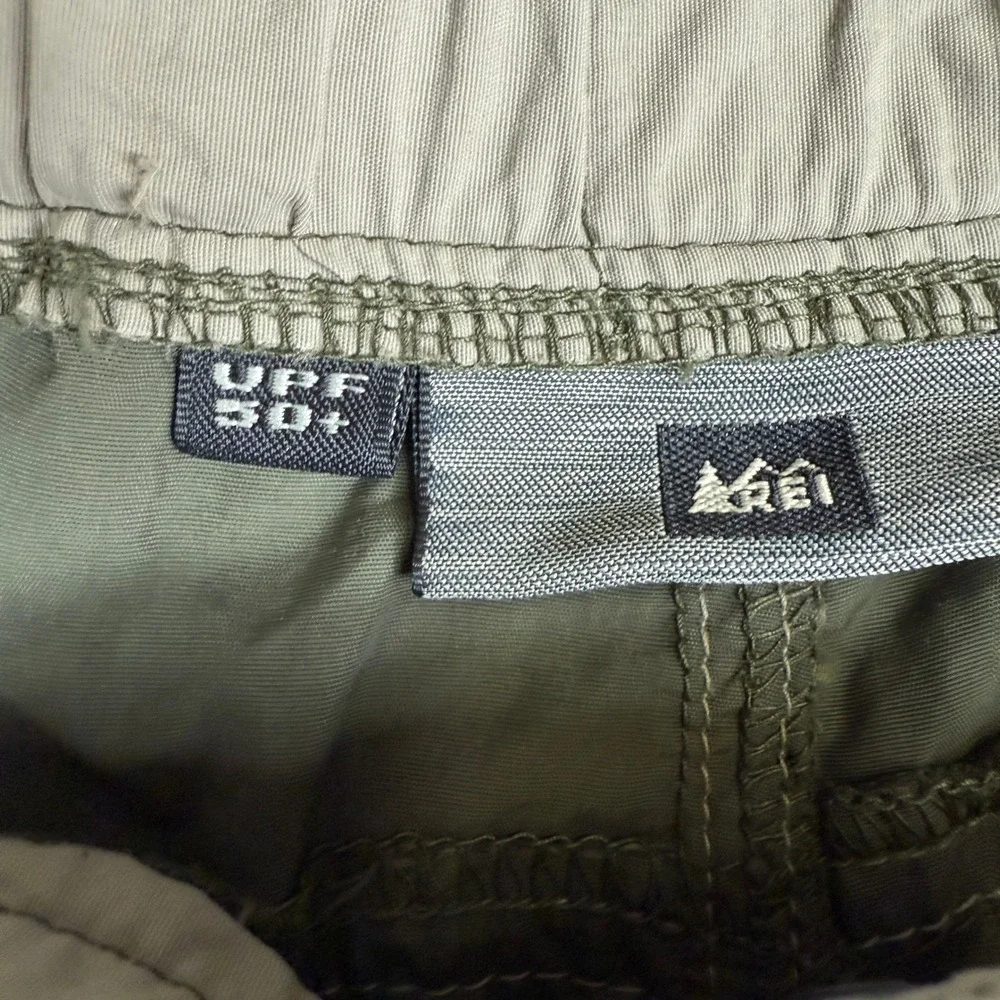 REI Mens Olive Green Convertible‎ Hiking Pants Size L 30
